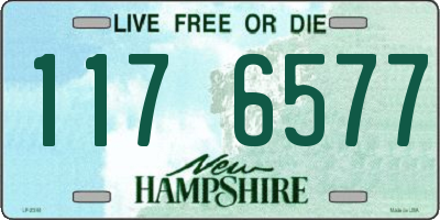 NH license plate 1176577