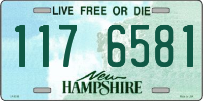 NH license plate 1176581