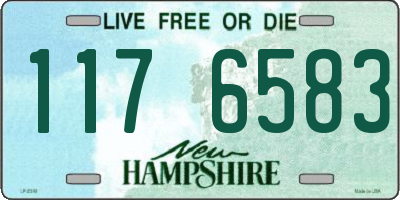 NH license plate 1176583