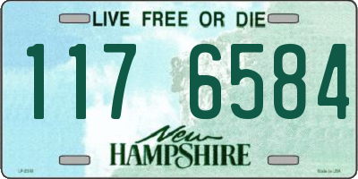 NH license plate 1176584
