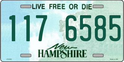 NH license plate 1176585