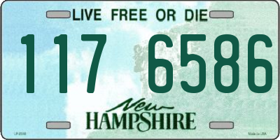 NH license plate 1176586