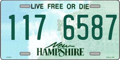 NH license plate 1176587