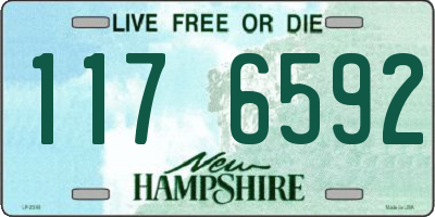 NH license plate 1176592