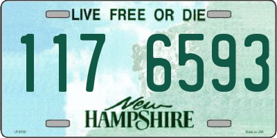 NH license plate 1176593