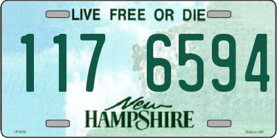 NH license plate 1176594
