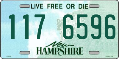 NH license plate 1176596