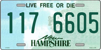 NH license plate 1176605