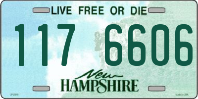 NH license plate 1176606