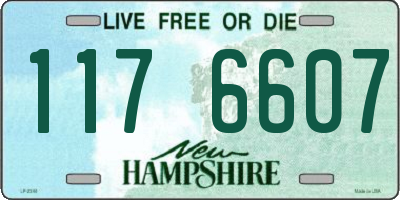 NH license plate 1176607