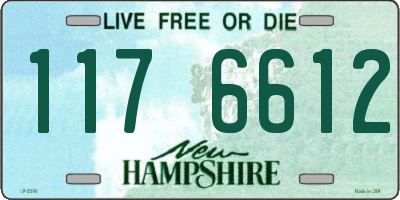NH license plate 1176612