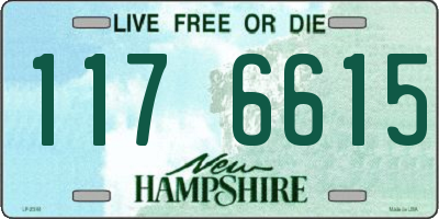 NH license plate 1176615