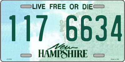 NH license plate 1176634