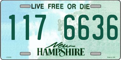 NH license plate 1176636