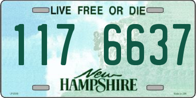 NH license plate 1176637