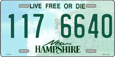 NH license plate 1176640
