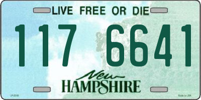 NH license plate 1176641