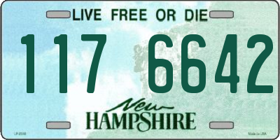 NH license plate 1176642