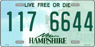 NH license plate 1176644