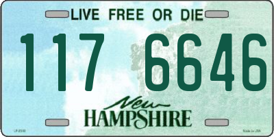 NH license plate 1176646