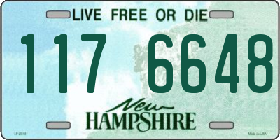 NH license plate 1176648