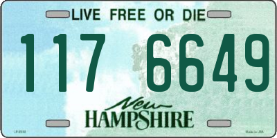 NH license plate 1176649
