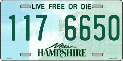 NH license plate 1176650