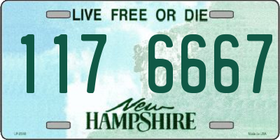 NH license plate 1176667