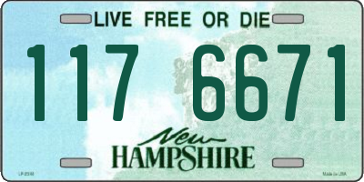 NH license plate 1176671