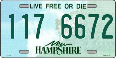 NH license plate 1176672