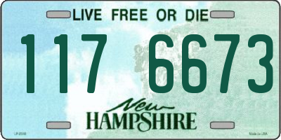 NH license plate 1176673