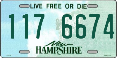 NH license plate 1176674