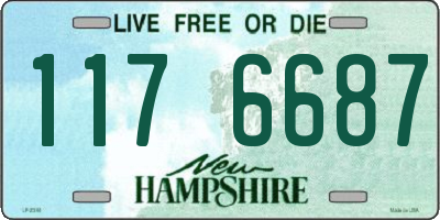 NH license plate 1176687