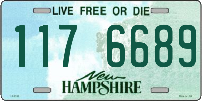 NH license plate 1176689