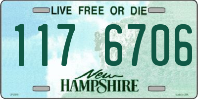 NH license plate 1176706