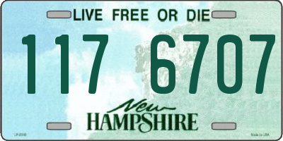 NH license plate 1176707