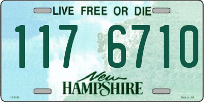 NH license plate 1176710