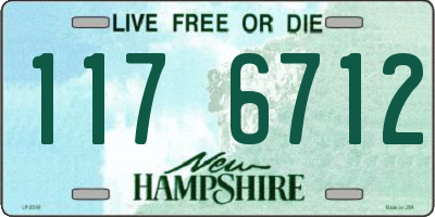 NH license plate 1176712