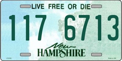 NH license plate 1176713