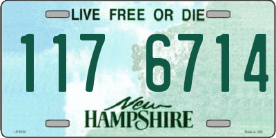 NH license plate 1176714