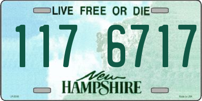 NH license plate 1176717