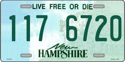 NH license plate 1176720