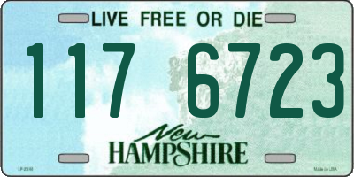 NH license plate 1176723