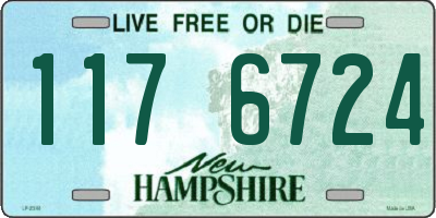 NH license plate 1176724