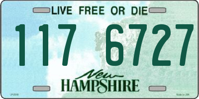 NH license plate 1176727