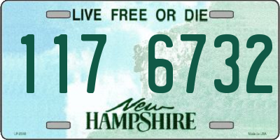 NH license plate 1176732