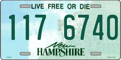 NH license plate 1176740