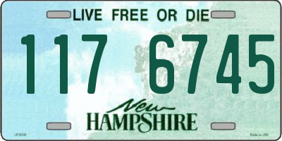 NH license plate 1176745