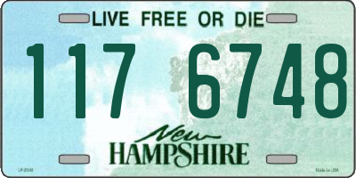 NH license plate 1176748