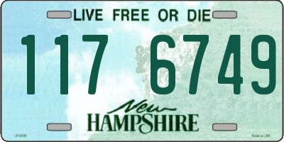 NH license plate 1176749